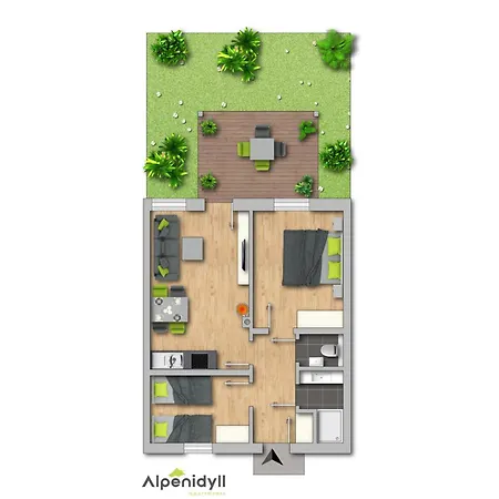 Apartment Happy 1 By Alpenidyll *